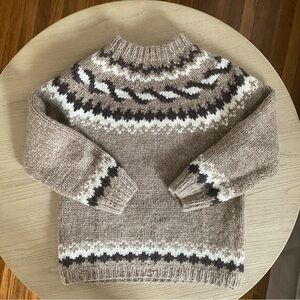 Vintage Icelandic wool sweater